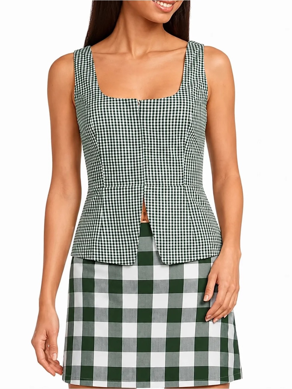 LUCY PARIS
LUDLOW TOP | MICRO GINGHAM